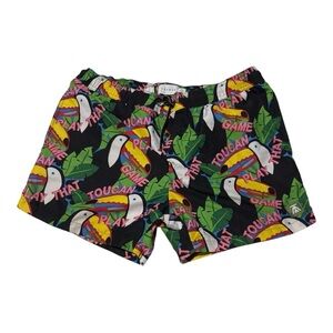 Topman Multicolor Toucan Print Shorts